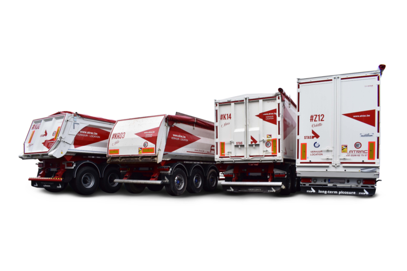 Rental of tippers and moving floor trailers for the construction, recycling, and agricultural sectors.